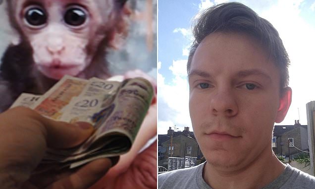 Monkey torturer who ran online 'cult' that dressed animals as babies and fed them into
